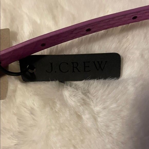 J. Crew Women's Vibrant Purple Belt - Picture 5 of 6
